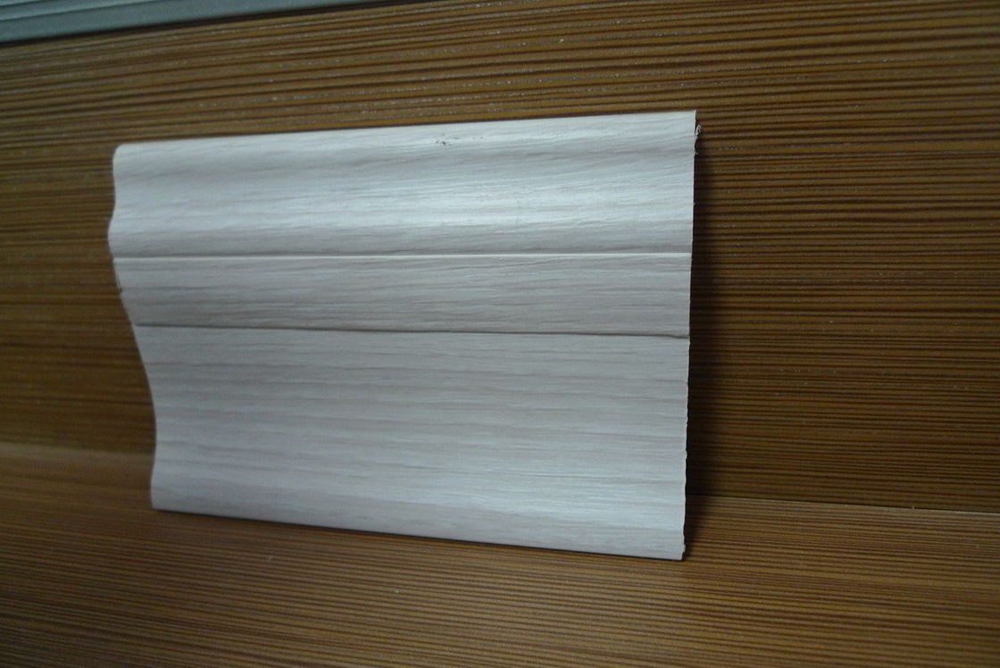 Prefab Houses Kitchen PVC Skirting Board For Walls Maintenance Free