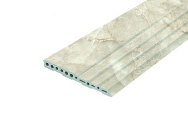 Lightweight PVC Foam Skirting Board Profiles For Shopping Malls Decor
